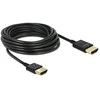 DELOCK kabelis didelės spartos HDMI su eternetu – HDMI-A kištukas > HDMI-A vyriškas 3D 4K 3 m Active Slim Premium