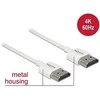 Kabelis Delock HDMI - HDMI 2m balta (85137)