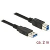 DELOCK Cable USB 3.0 Type-A male > USB 3.0 Type-B male 2,0 m juodas