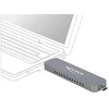 DELOCK išorinis M.2 NVME PCIe SSD korpusas su C tipo ir A tipo USB kištuku