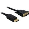 Delock kabelis Displayport 1.1 vyriškas > DVI 24+1 vyriškas pasyvus 3 m juodas