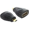 Delock Adapteris High Speed HDMI - „micro D“ vyriškas > Moteris