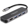USB šakotuvas Delock 3P USB šakotuvas + 4K HDMI + USB-C + PD 85W - 64171