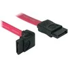 DELOCK SATA-Kabelis SATA -> SATA up St/St 0.50m raudona