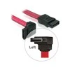 DELOCK SATA-Kabelis SATA -> SATA up St/St 0.50m raudona