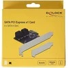 Delock karta PCI Express x1 - 4x interna