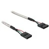 Delock kabelio USB kaiščio antraštė 4 kontaktų / 5 kontaktų lizdas-lizdas 50 cm