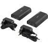 DELTACO Ethernet HDMI plėstuvas, iki 120 m 1080p su Cat6, Juodas / HDMI-221