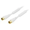 Goobay Kabelis DELTACO TV antenos, 75 Ohm, 2m, baltas / AN-102