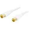 DELTACO TV kabelis, 75 Ohm, 10m baltas/ AN-110