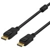 DELTACO „DisplayPort“ kabelis, 2m, 4K UHD, DP 1.2, juodas DP-1020D