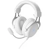 Ausinės DELTACO GAMING Baltas LINE WH85“ 57 mm, aliuminio rėmas, LED, baltos GAM-030-W