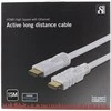 DELTACO aktyvus HDMI kabelis, 4K, Ultra HD, HDMI A ha, 15m, baltas / HDMI-1151