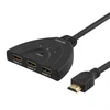 DELTACO 3 prievadų HDMI Pigtail jungiklis / HDMI-7001