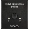 Komutatorius DELTACO, 2 jungčių, juodas / HDMI-7017