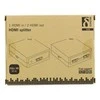 HDMI adapteris DELTACO 1xHDMI, 2XHDMI out, 6.75 Gbit, juodas / HDMI-7050