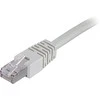 DELTACO F / UTP Cat6 patch kabelis 30m, LSZH, pilkas STP-630