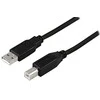 Kabelis DELTACO USB 2.0 "A-B", 2.0m, juodas / USB-218S