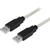DELTACO USB 2.0 kabelis Type A - Type A 0,5m / USB2-6