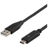 Mob. telefono kabelis DELTACO USB 2.0 "C-A", 2.m, juodas / USBC-1006