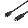 USB 2.0 kabelis, C - Micro B, 1m, juodas DELTACO / USBC-1024