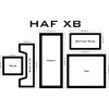 Demciflex Dust Filter Set Cooler Master HAF XB
