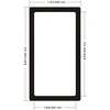 Demciflex Dust Filter 240mm x 120mm – juodos spalvos
