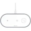 Devia 3In1 Charger for smart phone &amp; Applewatch &amp; Earphone V4 (10W) baltas
