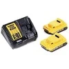 Dewalt smūginis suktuvas DCF809D2T 18V 190Nm 2x2.0Ah