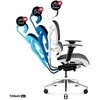 Ergonominė kėdė DIABLO V-COMMANDER, Juodos/ Baltos spalvos