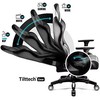 Žaidimų kėdė Diablo X-Horn 2.0 Gaming Chair King Size, Juoda-balta