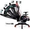 Žaidimų kėdė Diablo X-Horn 2.0 Gaming Chair Normal, Raudonos/Juodos spalvos