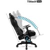 Diablo Chairs Diablo X-Ray 2.0 King Size Juodas-Pilkas ergonominė kėdė