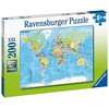 Ravensburger Dėlionė 200 vnt. - Pasaulio žemėlapis