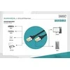 Digitus Patchcord - RJ-45 (M) 50 cm - SFTP - CAT 6a - Juodas (DK-1644-A-005 / BL)