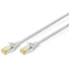 Assmann Electronic DIGITUS patchable CAT6A 1,0m pilkas LSOH 4x2 AWG 26/7 vytos poros 2xRJ45 pilkas