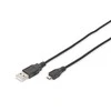 USB kabelis Digitus USB-A - 1 m Juodas (DB-300127- 010- S)
