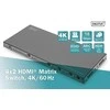 Assmann elektroninis DIGITUS 4x2 HDMI matricinis jungiklis 4K/60Hz skaleris EDID ARC HDCP 2.2 18Gbps