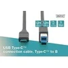Assmann Electronic ASSMANN USB Type-C jungties kabelis tipas C iki B M/M 1.8m 3A 5GB 3.0 Versija CE bl