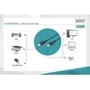 USB kabelis Digitus USB-A - USB-B 0,5 m Juodas (AK-300105-005-S)