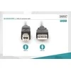 USB kabelis Digitus USB-A - USB-B 0,5 m Juodas (AK-300105-005-S)
