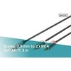 „Digitus Audio“ adapterio kabelis, 3,5 mm stereo lizdas į RCA | DB-510330-010-S