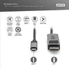 „Digitus“ | Dvikryptis adapterio kabelis | DB-300334-010-S | USB-C į DisplayPort