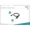 USB kabelis Digitus USB-A - 1 m Juodas (DB-300127- 010- S)