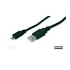 Assmann Electronic DIGITUS USB jungties kabelis tipas A - micro B M/M 1.0m USB 2.0 suderinamas bl