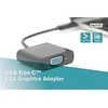 Assmann Electronic DIGITUS USB Type-C to VGA Adapteris Full HD 1080p kabelio ilgis: 19.5cm juodas