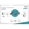 Assmann Electronic DIGITUS HDMI M to DP F su išoriniu maitinimu 4K 30Hz 2m Juodas