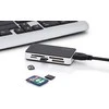Assmann Electronic DIGITUS USB 3.0 kortelių skaitytuvo palaikymas MS/SD/SDHC/MiniSD/M2/CF/MD/SDXC kortelės 1M USB A jungties laidas