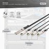 Digitus DIGITUS Kabelis QSFP+ to 4XSFP+ 40G DAC 3.0m juodas