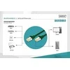 Digitus CAT6 S- FTP, 2 m, išorinis CAT 6 kabelis S- FTP, LSCH, AWG 27 / 7, 2 m, išorinis juodas sluoksnis (DK- 1644 -020 / BL- OD)